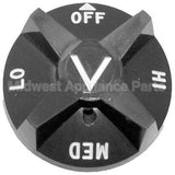 00-407727-00004 Compatible Vulcan Knob 2-7/8 D, Off-Hi-Med-Lo