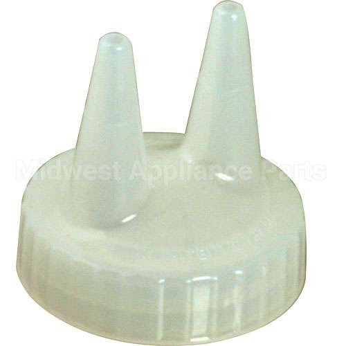 2200-13 Compatible Traex Ketchup Lid - Double Tip, Clear