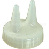 2200131415P Compatible Traex Ketchup Lid - Double Tip, Clear