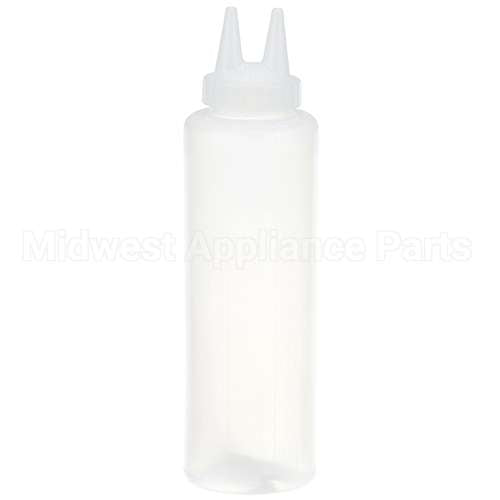 2212-13 Compatible Vollrath Bottle, Squeeze, Twin Tip, 12Oz