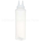 2212-13 Compatible Vollrath Bottle, Squeeze, Twin Tip, 12Oz