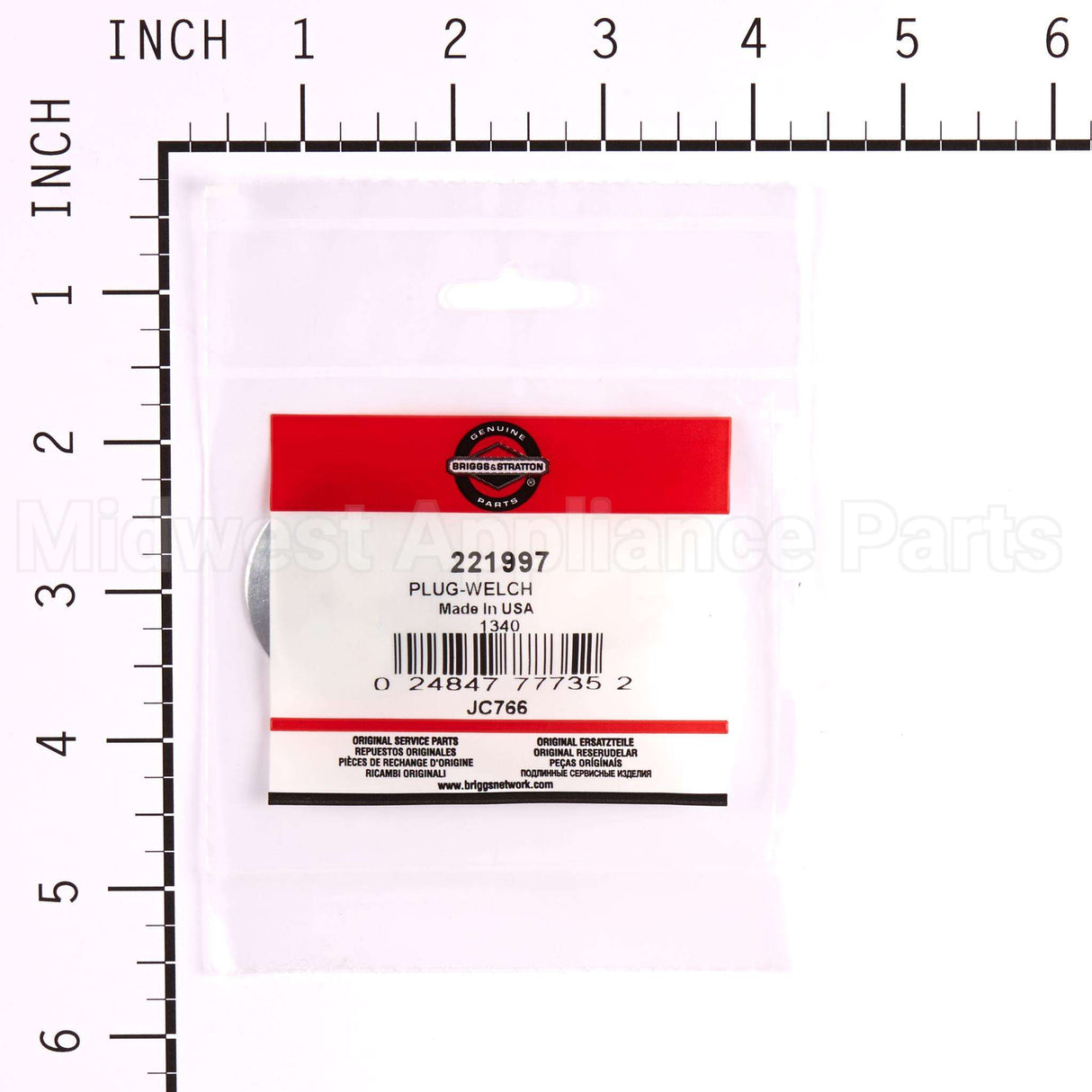 221997 Briggs & Stratton Plug-Welch