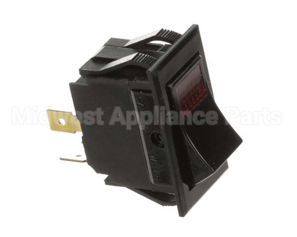 222006 Duke Switch,Full Size Rock Red Dpst On-Off,4