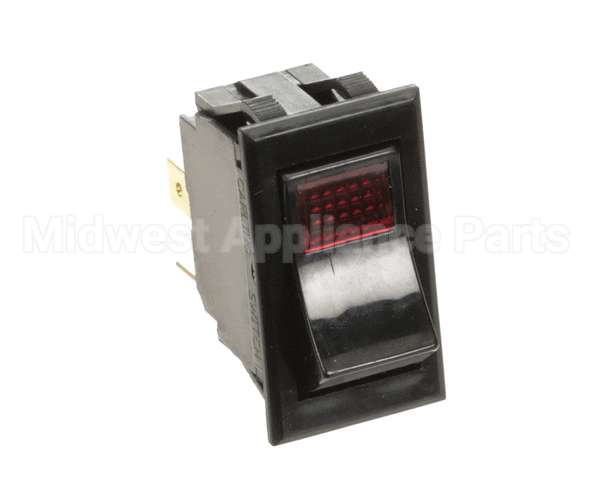 222006 Duke Switch,Full Size Rock Red Dpst On-Off,4