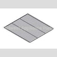 222501-040 Compatible TRUE Wireshelf, Gray 24-9/16" X 22-3/8"