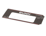 22289.0000 Bunn Decal, Control Panel-Cw
