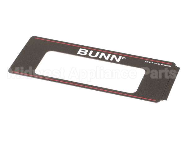 22289.0000 Bunn Decal, Control Panel-Cw