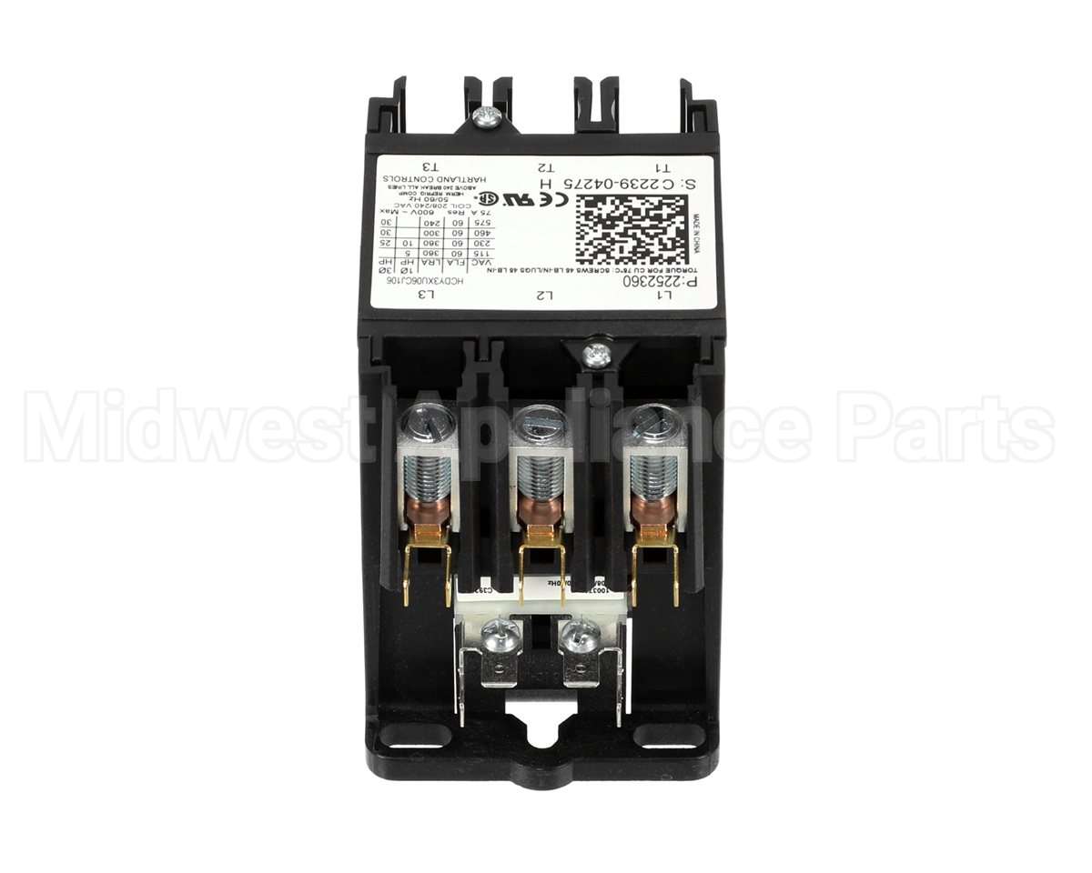 2252360 Heatcraft Refrigeration Contctr Open60Amp3Pole208-240V