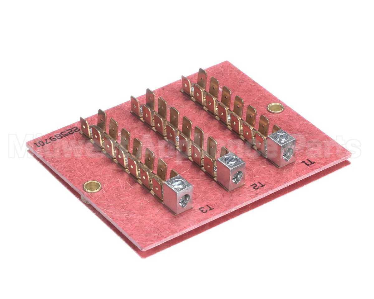 22589701 Compatible Heatcraft 3 Pole Terminal Block