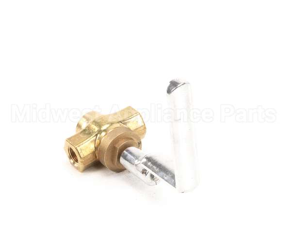 226102F-2 Town Food Service 3/8F X 3/8F Npt Brass Gas Valve W/L Hand