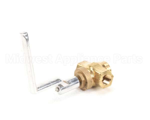 226102F-2 Town Food Service 3/8F X 3/8F Npt Brass Gas Valve W/L Hand
