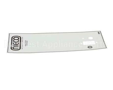 22873 Nieco Label, Control Box Std Jf-G R