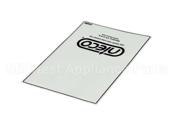 22895 Nieco Label, 1 Blet, Control Box,