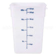 22SFSP-148 Compatible Cambro Container Sq 22Qt -148 Poly/White
