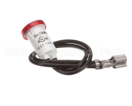 23065-3 Vollrath Pilot Light - Red 125V