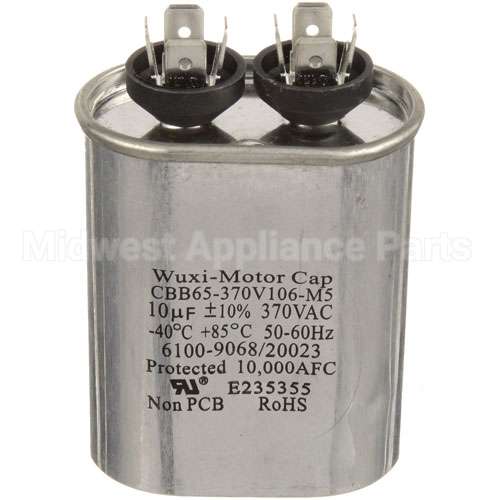 23077 Compatible Blodgett Capacitor, Run10Mfd, 370V