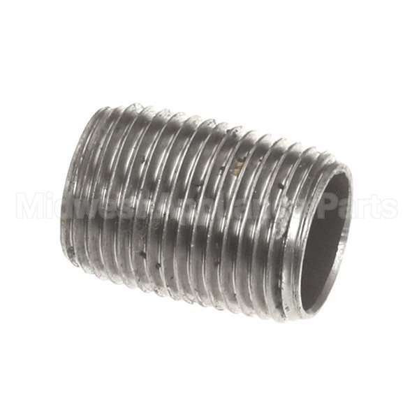 23153-0004 Compatible Middleby Nipple, Close Blk 1/2