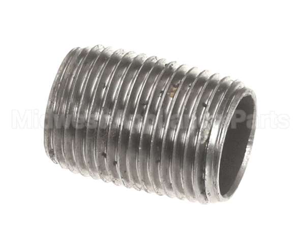 23153-0004 Middleby Nipple,Close Blk 1/2