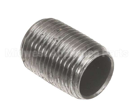 23153-0004 Middleby Nipple,Close Blk 1/2