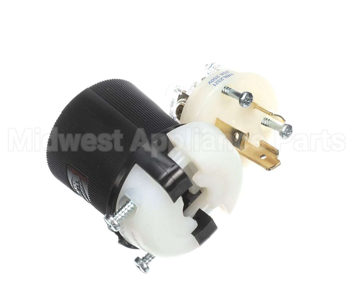 2321 Hubbell Lighting Plug Twist Lock 20A 250V 2P 3W