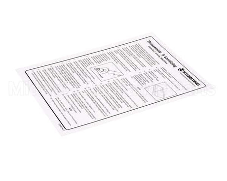 236059 Stoelting Cleaning Card; O231
