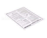 236059 Stoelting Cleaning Card; O231