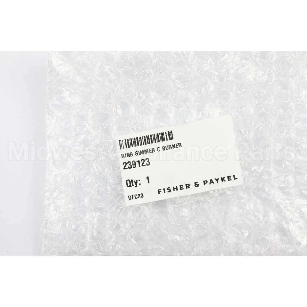 239123 Fisher Paykel Ring Simmer C Burner