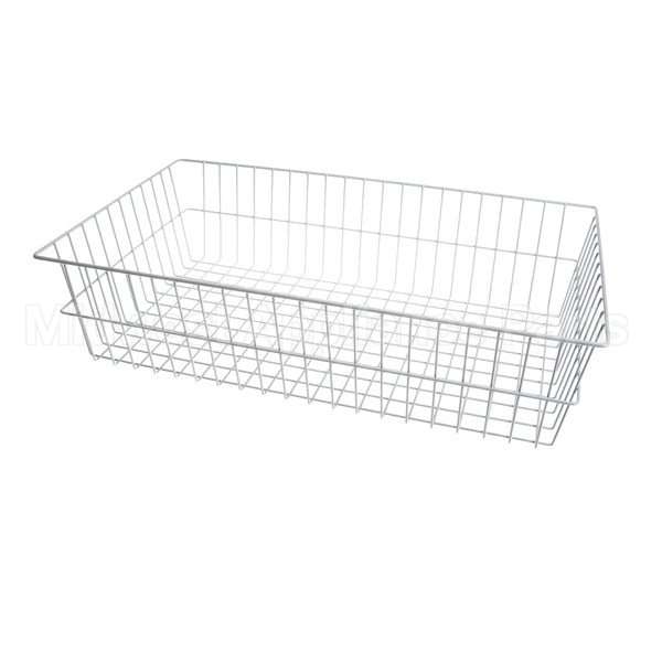 2422441000 Compatible Blickman Wirebasket, 6" Chrome 24 1/2"W X 6"H X