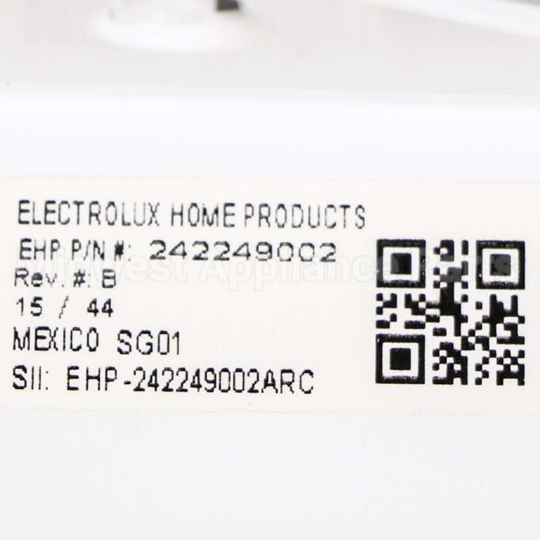 242249002 Frigidaire Control Assembly