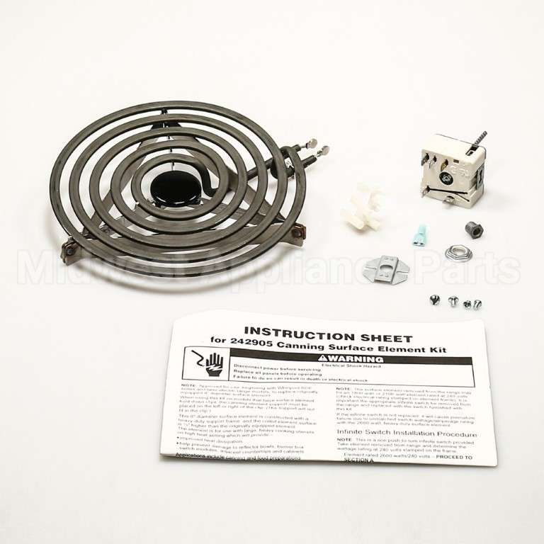 242905 Whirlpool Canning Element