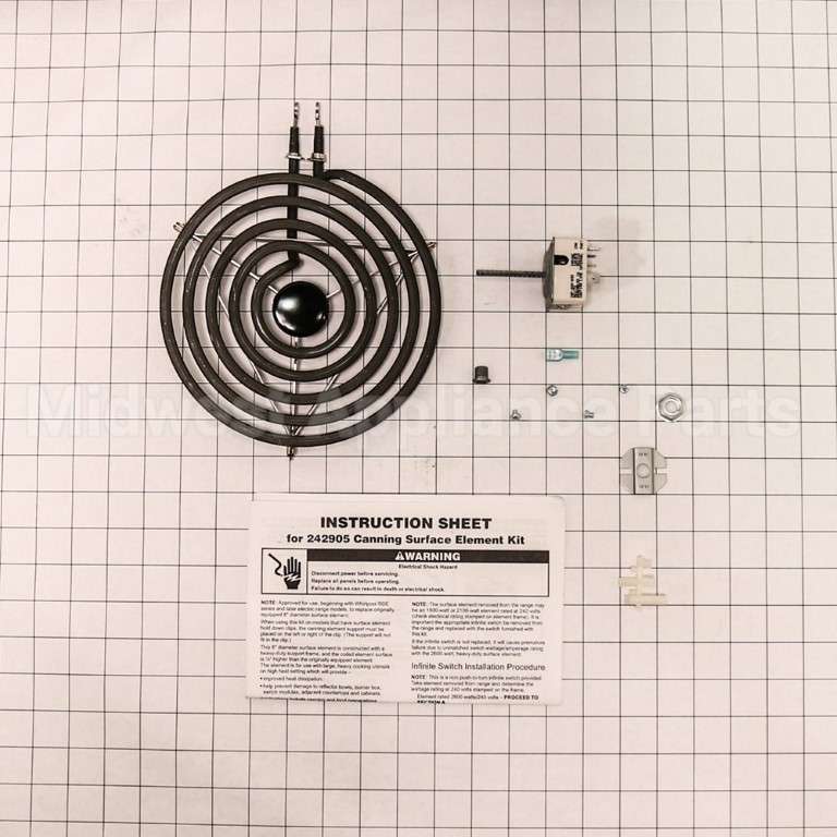 242905 Whirlpool Canning Element
