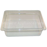 24CW-135 Compatible Cambro Pan Poly Half X 4 - 135 Clear