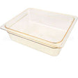 24HP150 Compatible Cambro Pan, Food, H-Pan, Half, 4"D, Amber