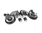 250500 Town Food Service Casters Set Of 4, 5 Dia. (2 W/ & 2 W/O B