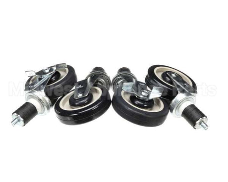 250500 Town Food Service Casters Set Of 4, 5 Dia. (2 W/ & 2 W/O B