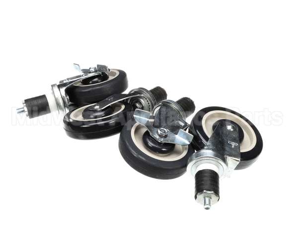 250500 Town Food Service Casters Set Of 4, 5 Dia. (2 W/ & 2 W/O B