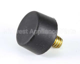 25137.0001 Bunn Foot,Blk Sbr-.75Odx.48Ht.25Thd