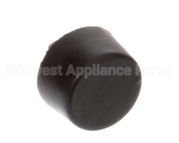 25137.0002 Bunn Foot,Blk Sbr-.75Odx.48Ht 8-32