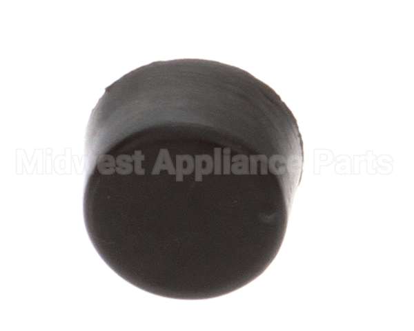25137.0002 Bunn Foot,Blk Sbr-.75Odx.48Ht 8-32