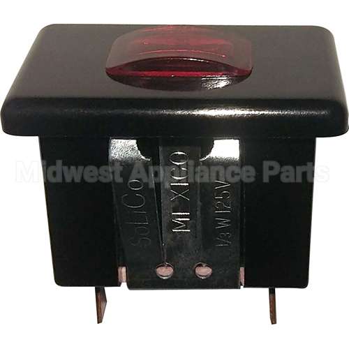 2515841-1 Compatible Vollrath Indicatorlamp, 125V Red Dome
