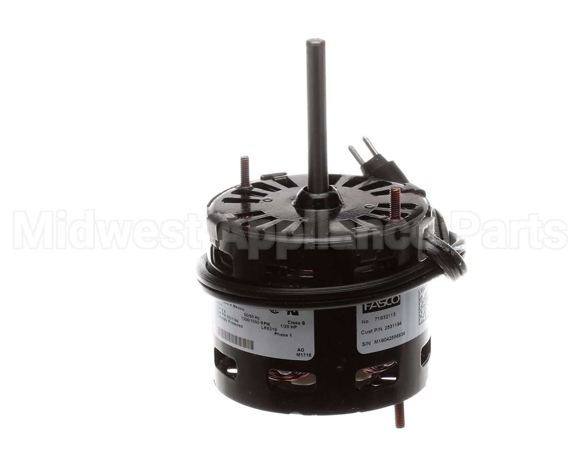 2531194 Heatcraft Refrigeration 115V 1/20Hp 1300/1550Rpm Motor