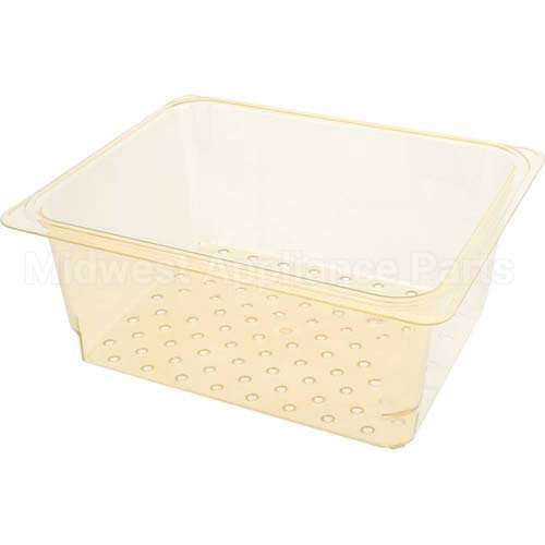 25CLRHP150 Compatible Cambro Colander, H-Pan, Half Sz, 5"Deep