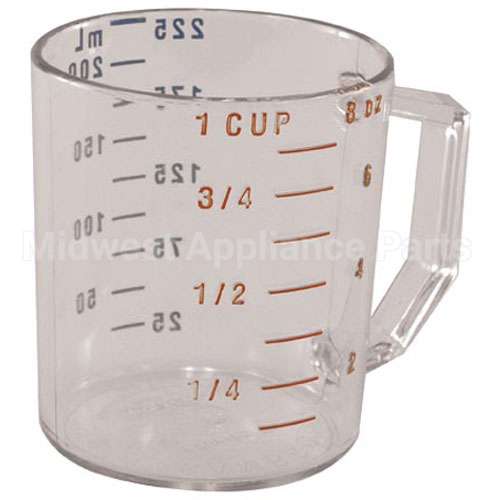 25MCCW-135 Compatible Cambro Cup, Measuring(1Cup, Dry, Clear)