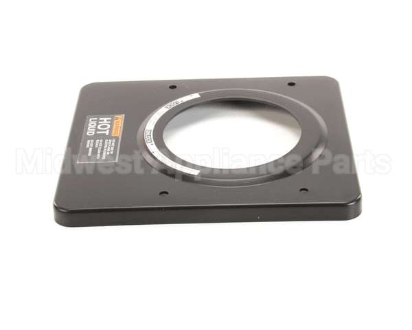 26187.0000 Bunn Top Cover W/Decals, Blk - Server