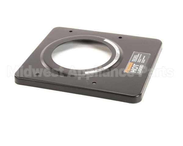 26187.0000 Bunn Top Cover W/Decals, Blk - Server