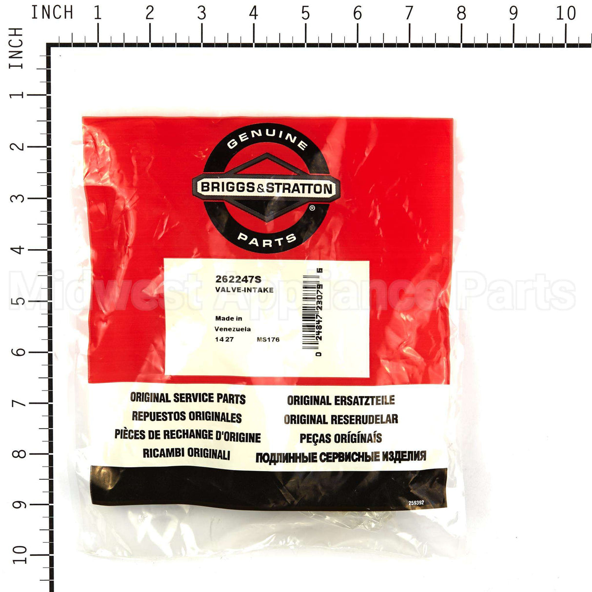 262247S Briggs & Stratton Valve-Intake