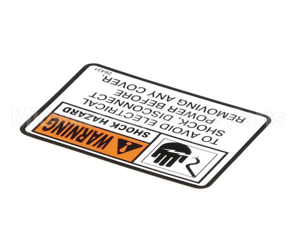 26431 Henny Penny Label-Warning Disc. Power