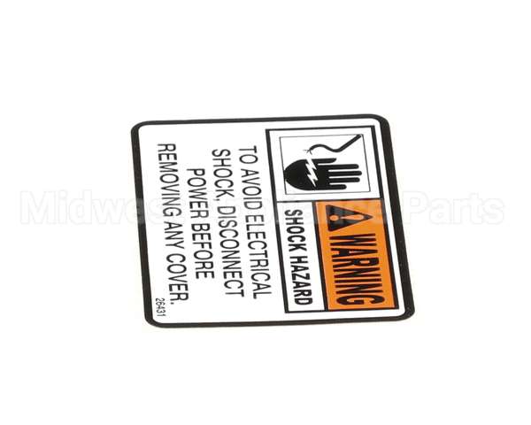 26431 Henny Penny Label-Warning Disc. Power