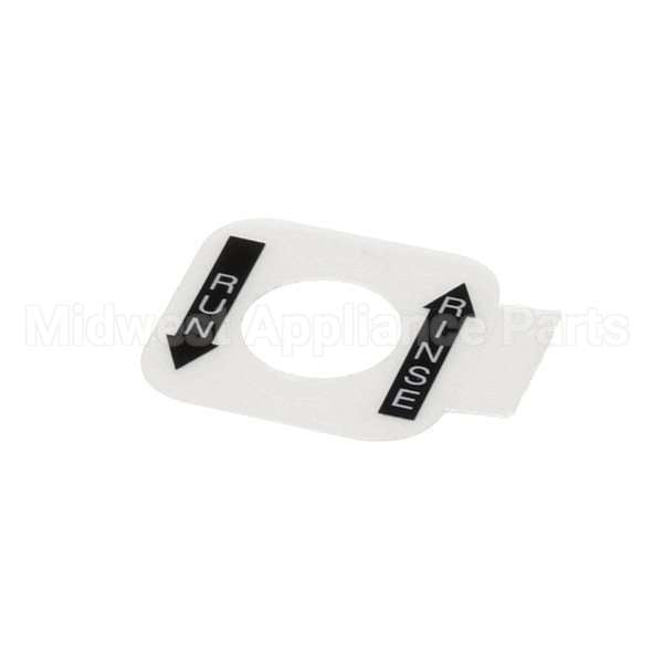 26523.0000 Compatible Bunn Decal, Rinse/Run