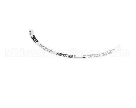 26803.0000 Bunn Decal, Lock-Unlock